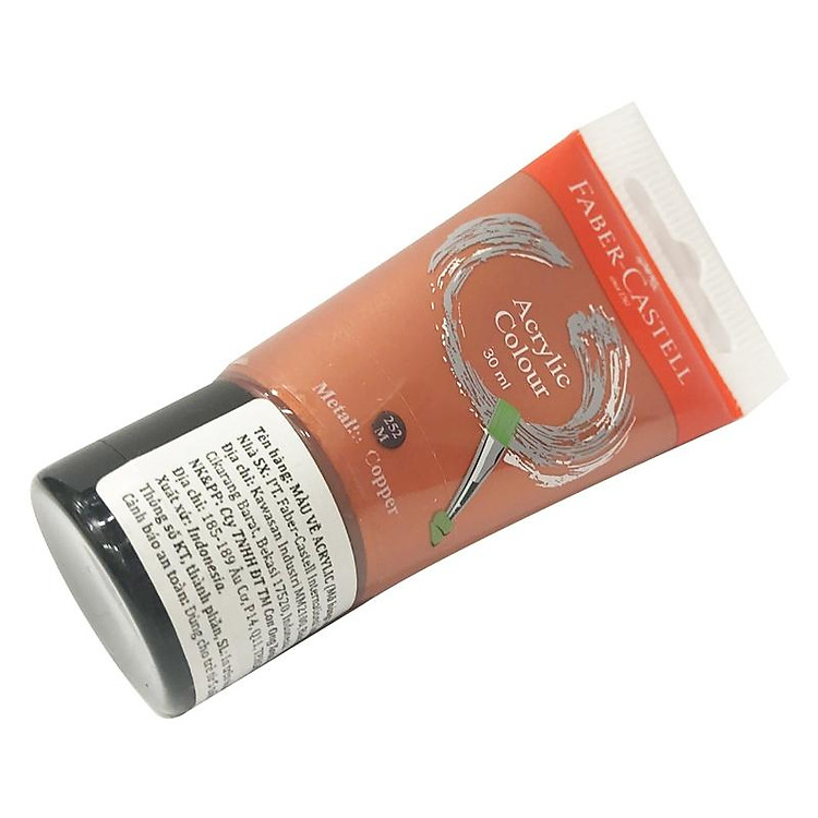 Tuýp Màu Vẽ Acrylic 30ml Metallic Copper - Ảnh 2