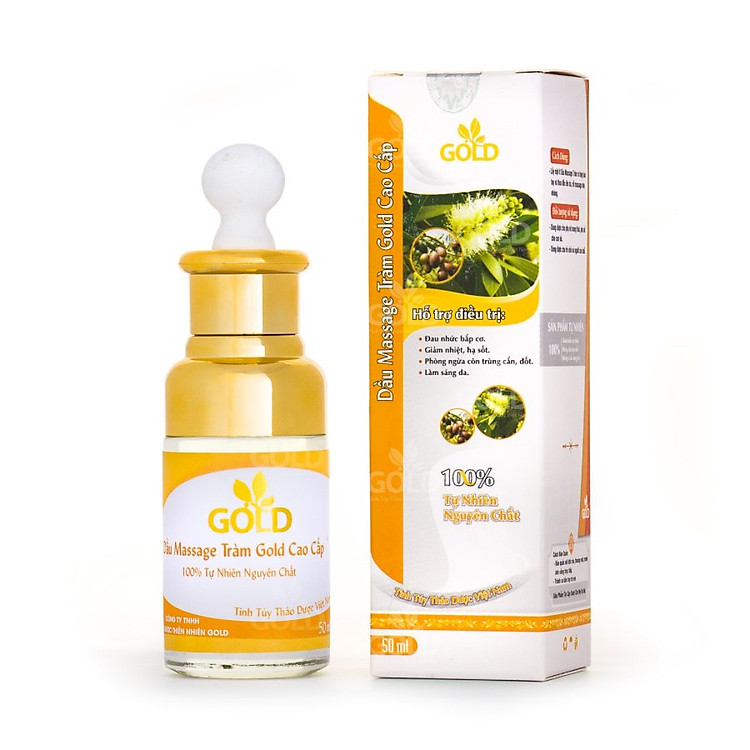 Dầu Massage Tràm Gold Cao Cấp (50 ml)