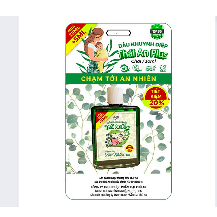 Tham Khảo tại ConCung: Dầu Khuynh Diệp Thái An Plus 30ml , nhận ngay nhiều Ưu đãi