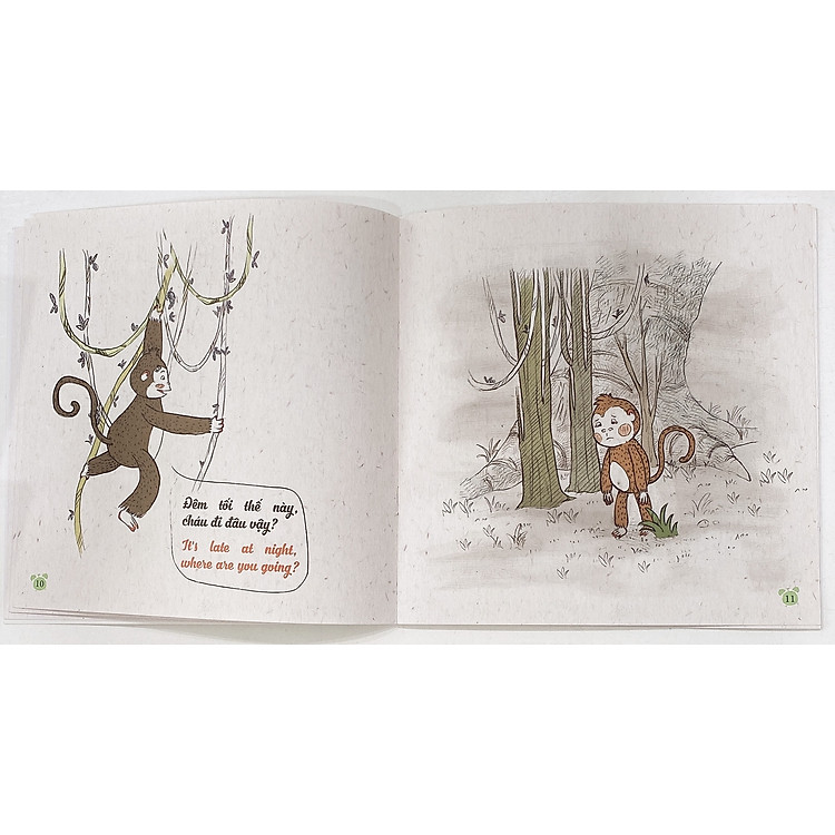 Rèn Luyện Thói Quen Tốt 2-6 Tuổi: Đừng Chỉ Biết Ỷ Lại, Khỉ Nâu (Song Ngữ) - Ảnh 6