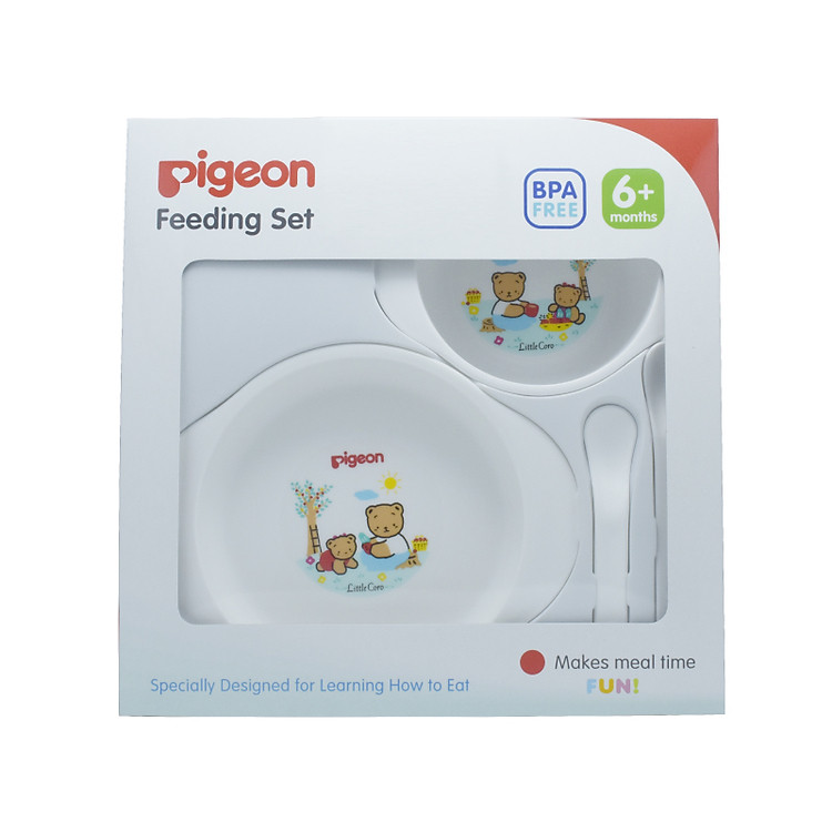 Bộ tập ăn mini Pigeon D327 Chính hãng Giá tốt - Hình ảnh 5