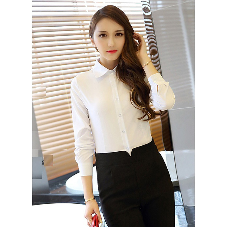 Sơ mi nữ công sở dài tay sm32th