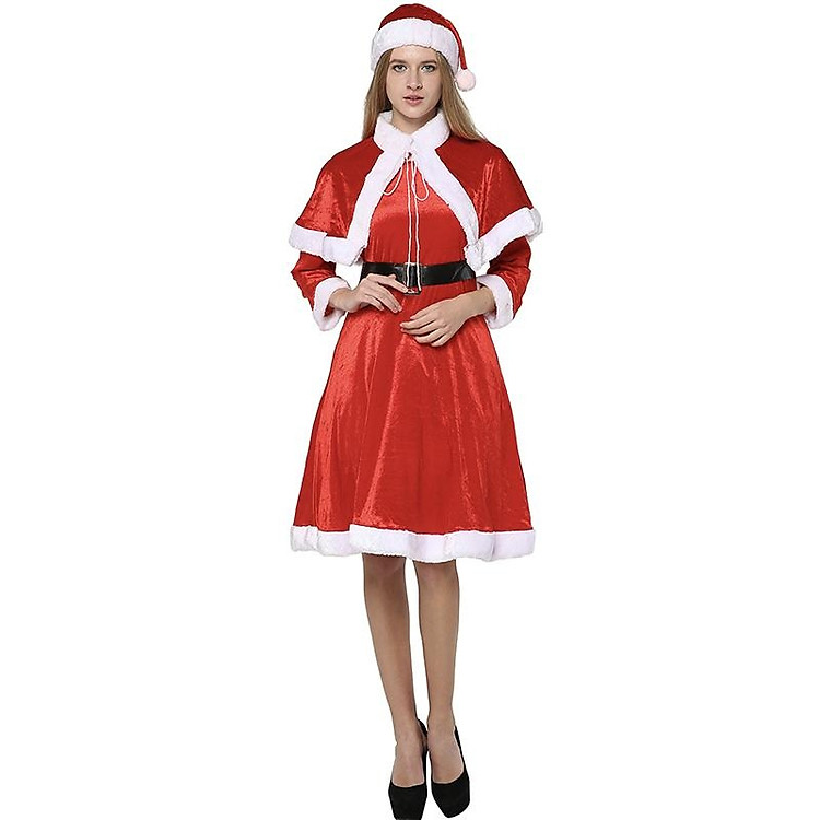 Bộ váy Noel cho người lớn chất Nhung