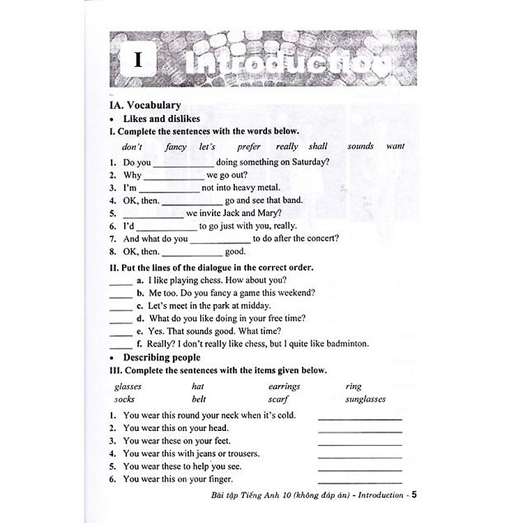 Bài Tập Tiếng Anh 10 - Chân Trời Sáng Tạo - Ảnh 5