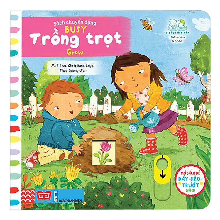 Sách Tương Tác – Sách Chuyển Động – Busy – Grow – Trồng Trọt