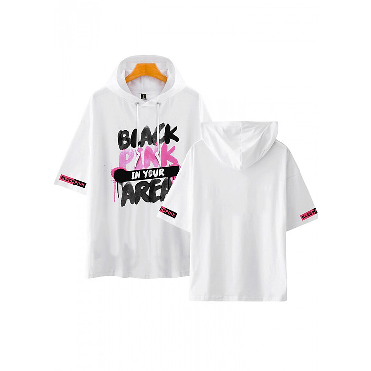 ÁO HOODIE TAY LỠ CÓ MŨ BLACKPINK ĐẸP NHẤT MS 21