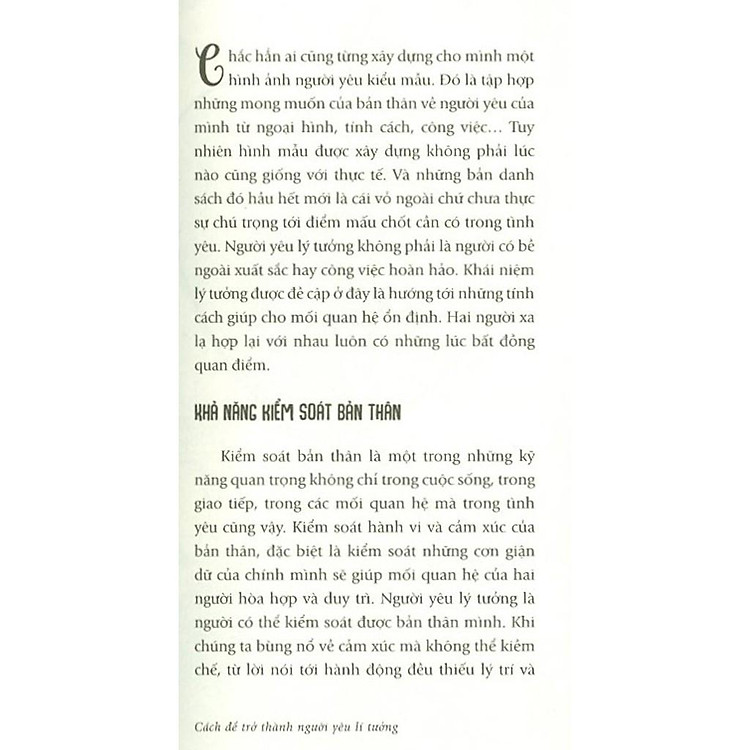 Kỹ Năng Sống - Cách Để Trở Thành Người Yêu Lí Tưởng - Ảnh 5