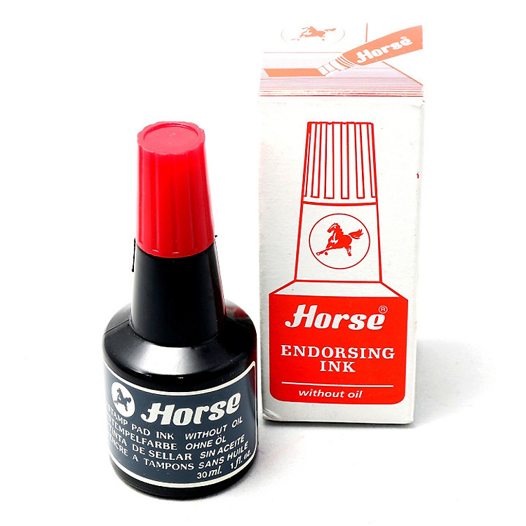 Lốc 12 Chai Mực Dấu Horse 30cc