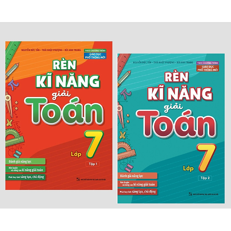 Sách - Rèn Kĩ Năng Giải Toán Lớp 7 ( Bộ 2 tập )