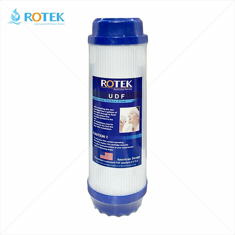 Lõi lọc nước số 2 G.A.C thay thế cho các loại máy lọc RO – Hàng nhập khẩu chính hãng Rotek Đài Loan