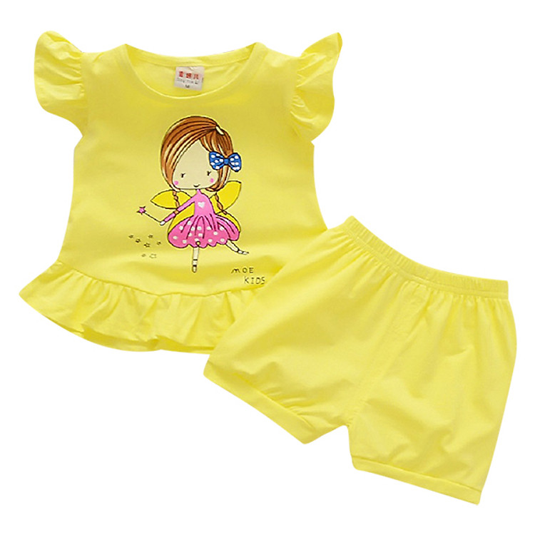 Bộ Thiên Thần Bé Gái BONCHOP BBG-8092520V - Vàng