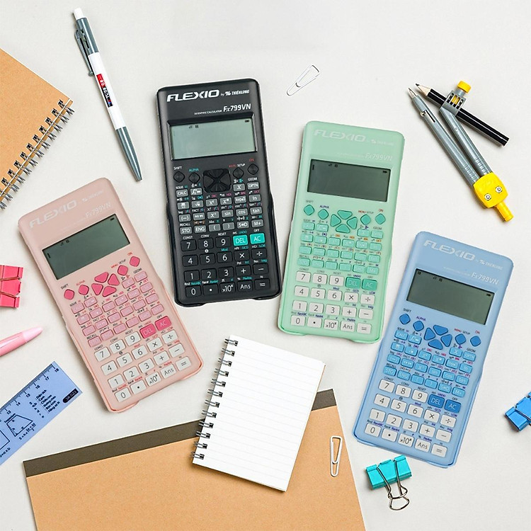 Máy Tính Khoa Học Flexio - Thiên Long Fx799VN (Màu Đen) - Ảnh 4