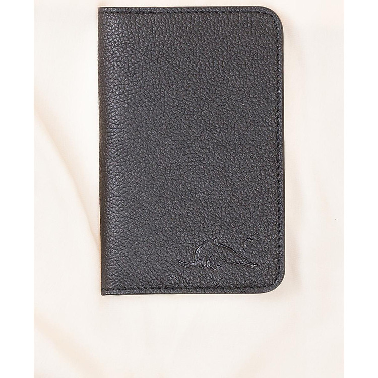 Ví Đựng Hộ Chiếu Passport Da Bò Thật, Ví Hộ Chiếu Du Lịch Chế Tác Từ Da Nhập Khẩu Italy - Màu đen - Làng Da Việt