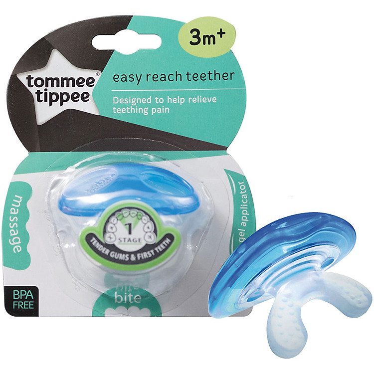 Đồ gặm nướu cho bé Tommee Tippee từ 3 tháng - Stage 1 Easy Reach - Xanh