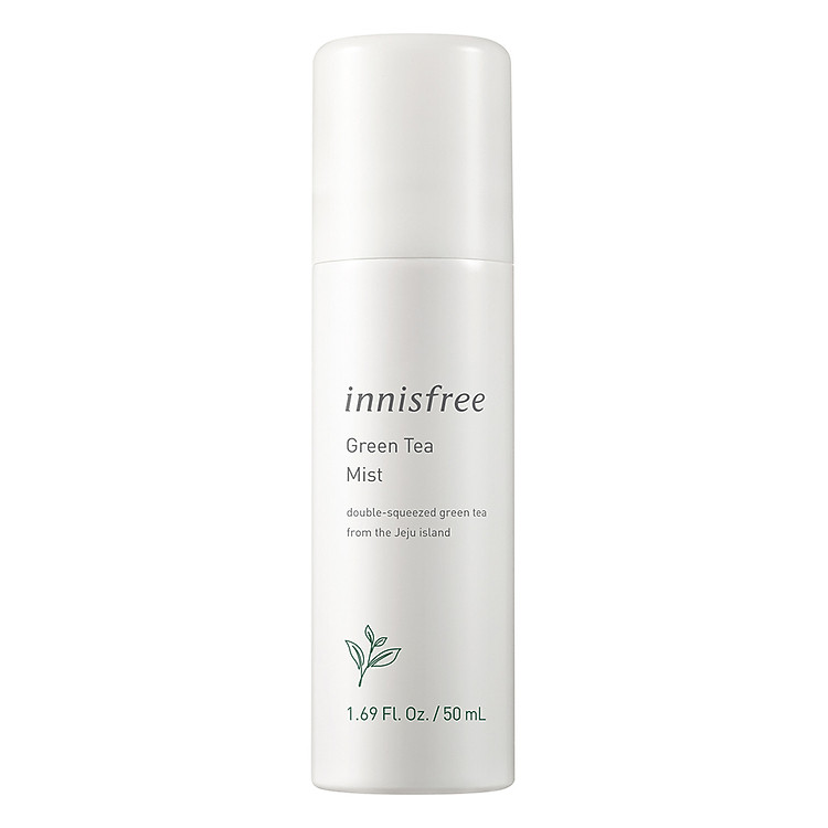Xịt khoáng dưỡng ẩm từ trà xanh đảo Jeju Innisfree Green Tea Mist 50ml - NEW