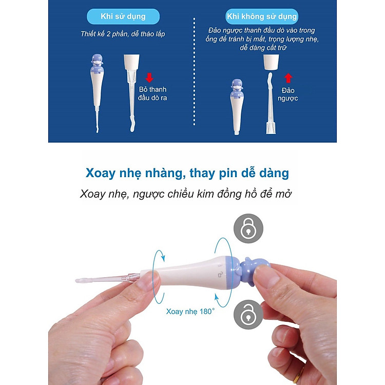 Mua Ráy tai đèn Kuku Ku3036 - Hồng Chính hãng Giá tốt - Hình ảnh 3