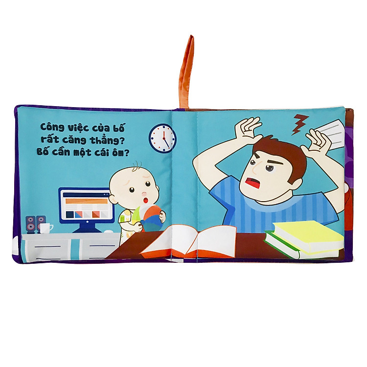 Sách Vải Tương Tác Cho Bé - Lalala Chính hãng Giá rẻ - Hình ảnh 5