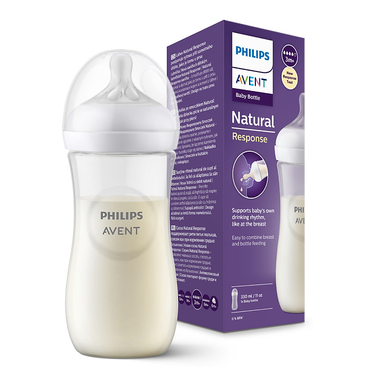 Bình sữa Philips Avent 330ml cho bé Chính hãng Ưu đãi - Hình ảnh 5