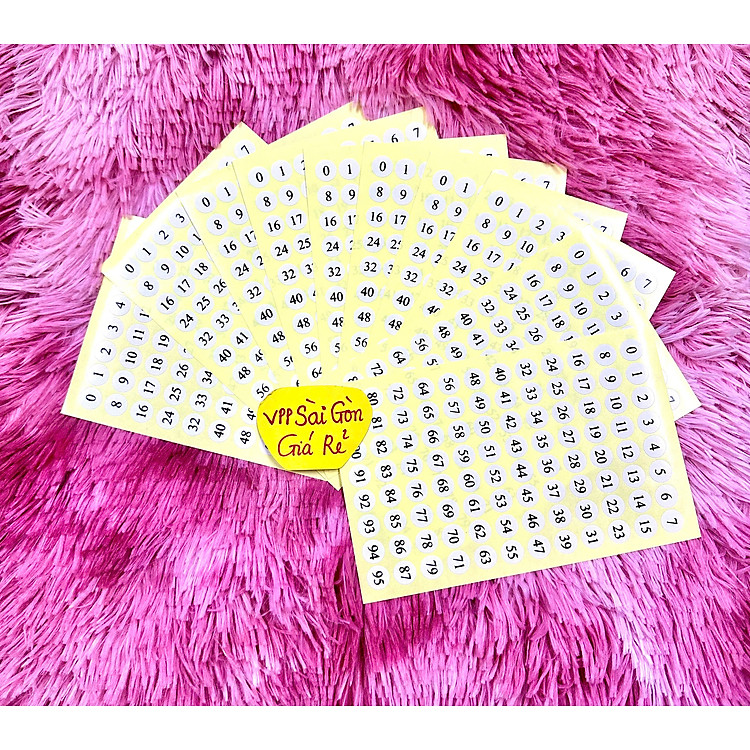 Decal Tomy Số Thứ Tự (10 tờ) - Ảnh 7