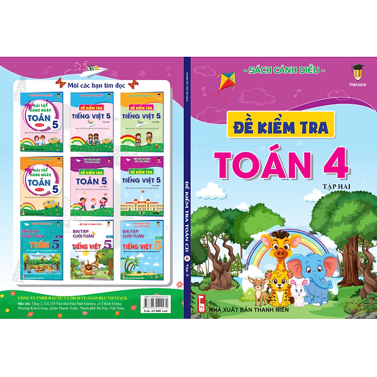 Đề kiểm tra Toán 4 Cánh Diều (Học kì 2)