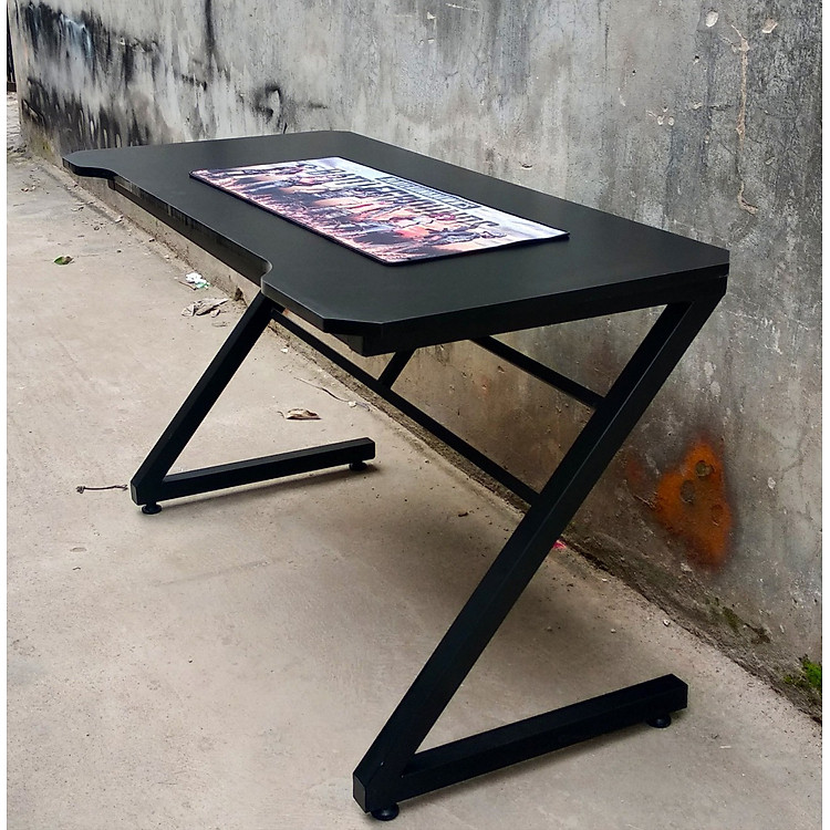 Bàn chân chữ Z - Mặt Gỗ MDF - Đen