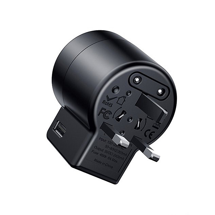 Adapter Sạc Du Lịch Đa Năng 6A Baseus - Hàng chính hãng
