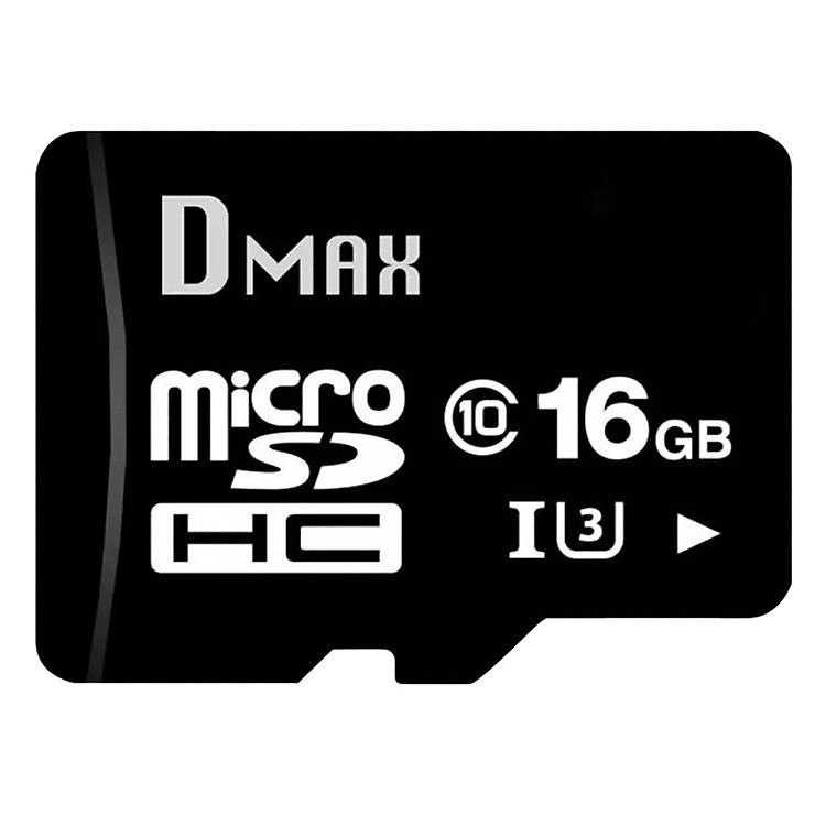 Thẻ Nhớ 16GB Dmax Micro SDHC UHS1/U3 Class 10 90Mb/s - Hàng Chính Hãng