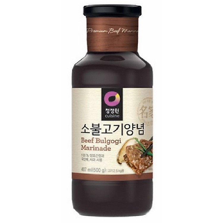 Sốt Tẩm Uớp Thịt Bò Xào Daesang 500G – Nhập Khẩu Hàn Quốc