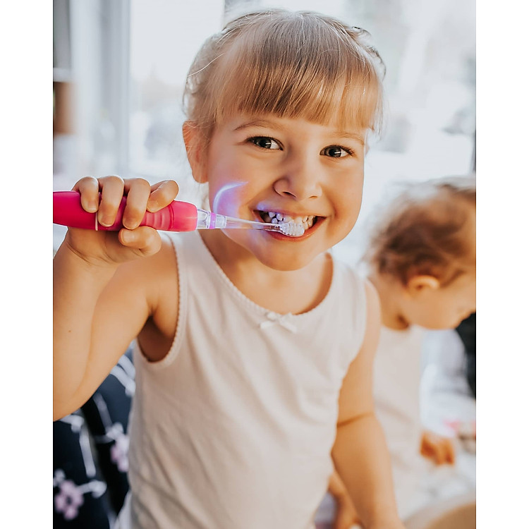 Bộ 4 đầu bàn chải Brush-Baby KidzSonic Chính hãng Tiết kiệm - Hình ảnh 4