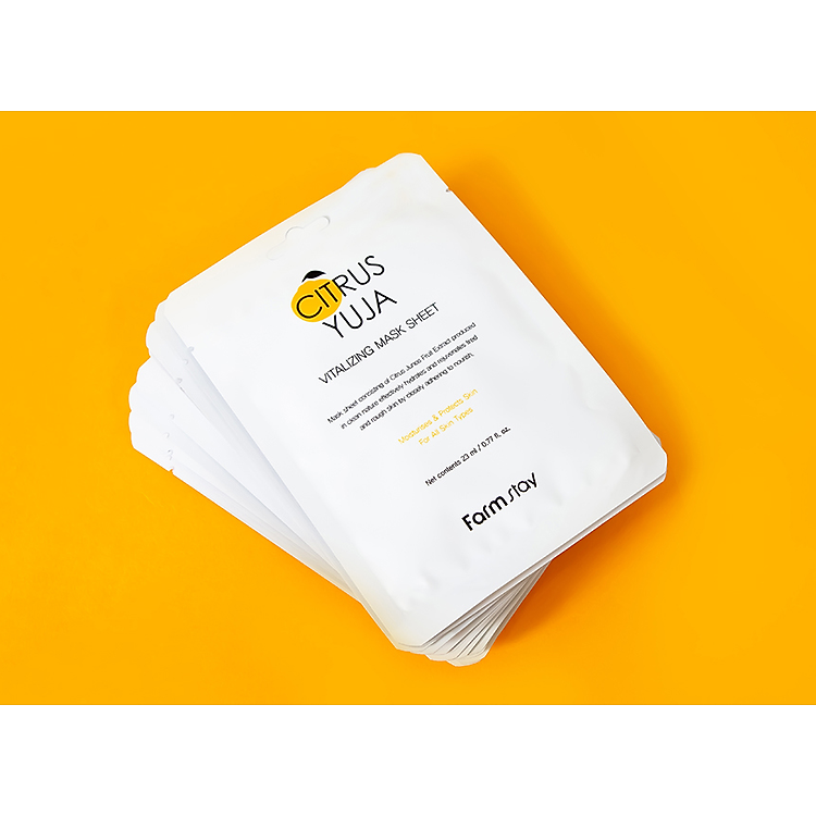 Mặt nạ Vitamin C Farmstay citrus yuja vitalizing mask