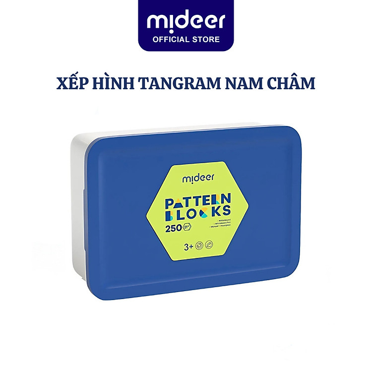 Mua tại MyKingdom: Xếp hình Tangram nam châm Mideer 250pcs - Ngập tràn khuyến mãi