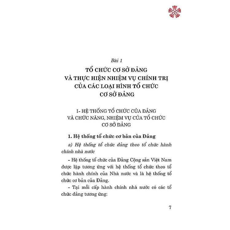 Tài Liệu Bồi Dưỡng Nghiệp Vụ Công Tác Đảng Dành Cho Bí Thư Chi Bộ Và Cấp Ủy Viên Cơ Sở - Ảnh 6