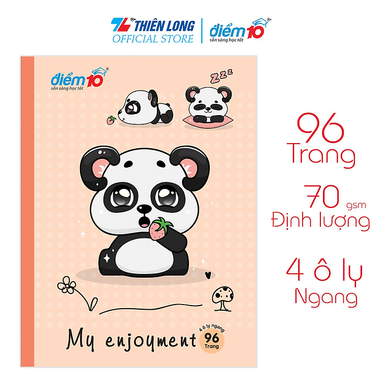 Bộ Tập Học Sinh 96 Trang 4 Ô Ly Ngang 70 gsm (5 quyển) - Ảnh 2