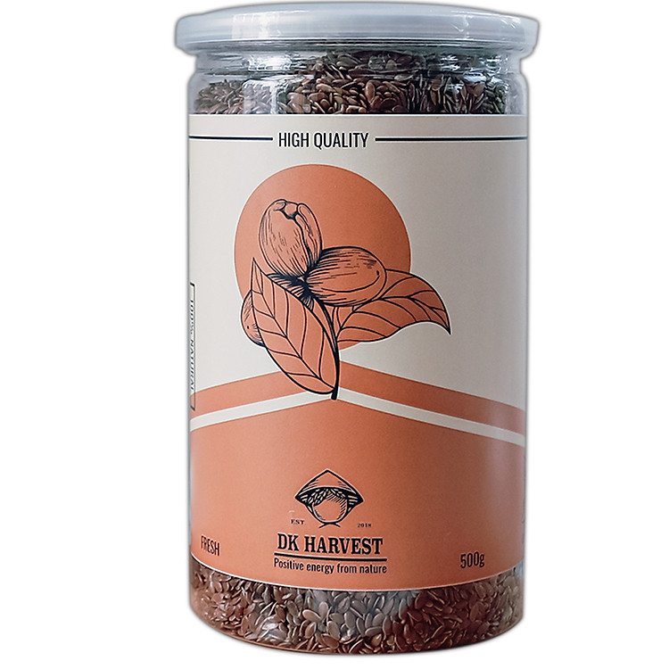 Hạt lanh nâu DK HARVEST (nhập khẩu Canada) - 500g