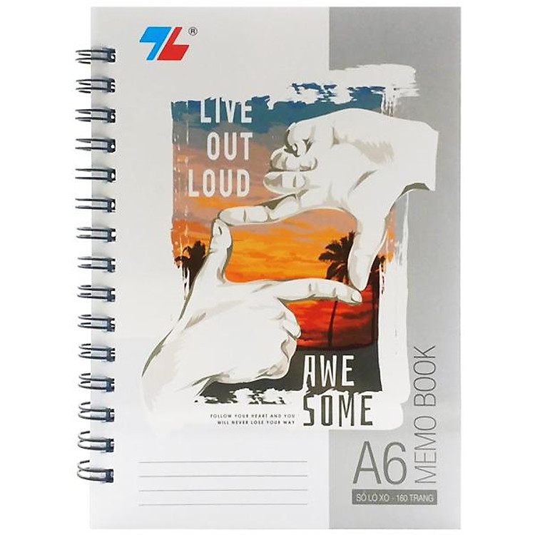 Sổ Lò Xo A6 Kẻ Ngang 160 Trang 70gsm Thiên Long MB-003