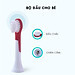 Bộ 4 đầu đánh răng điện trẻ em HX-6034 cho máy Philips Sonicare HX3, HX6, HX7, HX8, HX9, R, FlexCare +, FlexCare, HealthyWhite, HydroClean, EasyClean, DiamondClean