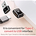 Baseus LV119-A01 Đầu Chuyển USB Type A Sang USB Type C Tốc Độ Cao Baseus | Chính hãng Baseus