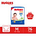 Tã/bỉm quần Huggies Skin Care Super Jumbo M76 miếng với tràm trà dịu da