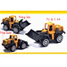 Xe công trình xây dựng bằng kim loại  KAVY gồm 6 xe chi tiết sắc sảo, an toàn cho bé, dùng làm đồ chơi trẻ em hoặc trang trí