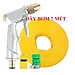 Bộ dây vòi xịt nước rửa xe, tưới cây . tăng áp 3 lần, loại 7m,10m 206701 đầu đồng,cút,+ tặng móc khoá