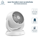 Quạt Tích Điện F3 Xoay 180 Độ Để Bàn - 3 Cấp Độ Gió, Mini Sạc Type C - HÀNG CHÍNH HÃNG MINIIN