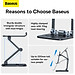 Đế giữ điện thoại/ Ipad Baseus Desktop Biaxial Foldable Metal Stand LUSZ- Hàng chính hãng