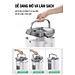 Bộ lau nhà Plus 2 ngăn tự vắt, cây lau nhà xoay 360 độ giúp lau sàn làm sạch