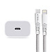 Combo sạc nhanh hàng chính hãng TESLA TL12CBL 36W GaN USB-C (C to L) | Bảo hành 12 tháng 1 đổi 1 | Made in Việt Nam