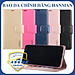Bao da dạng ví dành cho Samsung Galaxy A55 5G, A35 5G, A25 5G, A15, A05s hàng chính hãng Hanman có quai cài (Tặng 2 túi PVC đựng thẻ ATM)