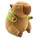 Thú Bông Capybara Đeo Balô Rùa 30 cm - ZooZoo 30210