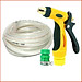 Bộ dây vòi xịt nước rửa xe,tưới cây tăng áp 3 lần 7-10M( nối nhựa xanh) 206317