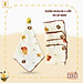 Khăn sữa cho bé Babiboo khăn xô sữa vải muslin lớp mềm mịn, an toàn cho da 26cmx 26cm (set / 5 khăn ) BK09