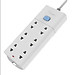 Ổ Cắm Điện Gongniu Đa Năng 6 ổ 1 Công Tắc – Công Suất 10A/250/2500W – Trắng – Chính Hãng (V1060)