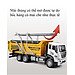 Đồ chơi xe tải vận chuyển  KAVY -31 bằng kim loại nguyên khối có nhạc và đèn kích thước lớn nâng hạ thùng